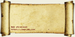 Danica Erak vizit kartica